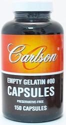 Large #00 Empty Gelatin Capsule - 150 - Capsule