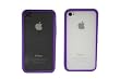 Purple Bumper with Back iPhone 4S Case (Compatible with Apple iPhone 4S, iPhone 4)