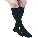 Maxar Unisex Graduated Light Compression Support Travel Socks (12-15 mmHg) Black