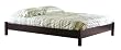 Mountain Lodge Low Profile Bed 60" in Ebony Finish By South Shore Furniture