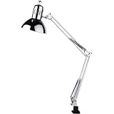 Clamp On Lamp - Swing Arm Collection Chrome Finish