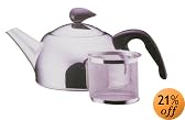 Picky 18-8ステンレス製 卓上ティーポット 750ml (茶こし付) H-6398