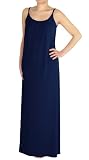 Capelli New York Ladies Solid Knit Maxi Dress With Neckline Gathers Blackberry Blue Small