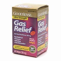 Good Sense Ultra Strength Simethicone Softgels 180mg 60 ea