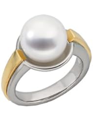18K White And Yellow Gold - South Sea Cultured Pearl Ring