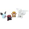 Bandai - 85050 - 4 Figurines - Set Z - Pok�mon - Ratentif + Zoroark + Chovsourir + Reshiram