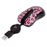 G-Cube Lux Leopard 60P retractable optical mouse