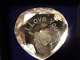 #1: I Love You Star Crystal Two Hearts with Engraved Message Gift Boxed Ideal for Christmas, Birthday, Anniversary, Valentines Day or Mothers Day Gift 31XcVuBD4xL. SL160 #1: I Love You Star Crystal Two Hearts with Engraved Message Gift Boxed Ideal for Christmas, Birthday, Anniversary, Valentines Day or Mothers Day Gift