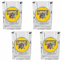 Pittsburgh Pirates 4 Piece Square Shot Glass Set
