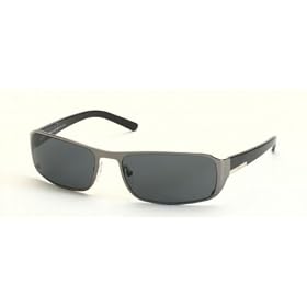 PRADA SPR52F Sunglasses GRAY / SHINY GUN METAL 5AV1A1 60-17-135