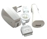 Produkt-Bild: 4in1Set Ladekabel Ladeger&auml;t USB Kabel iPod Nano Video