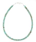 By Navajo artist Naomi Garcia-Beautiful! Genuine Navajo Turquoise Heishi Women's Anklet