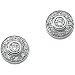 14K White Gold Diamond Earring