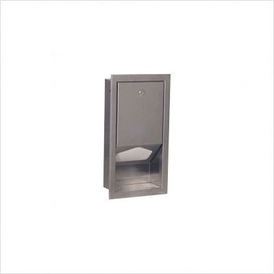Stainless Steel Sanitary Liner Dispenser with Recess Mount