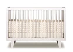 Oeuf Sparrow Collection Crib - White