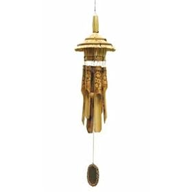 Woodstock Bamboo Birdhouse Windchime, Large from Birdhouses & Accessories