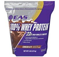 100% Whey Protein-EAS 5 LB. Resealable Bag- Chocolate