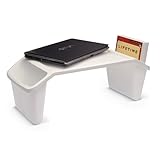 Lap Tray w/ 2 Pockets - White