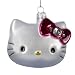 Sanrio Hello Kitty Head Glass Christmas Ornament
