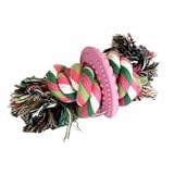 JW Pet Company Dog Gnaw It! Teether Medium Hard Rubber Dog Toy Assorted