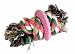 JW Pet Company Dog Gnaw It! Teether Medium Hard Rubber Dog Toy Assorted