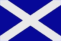 Scotland St Andrews CROSS Flag: 3x5ft Poly