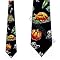 Thanksgiving Tie Turkey Dinner Neckties Mens Ties
