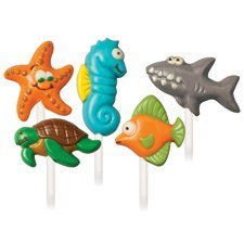 Candy Mold-Sea Creatures 5 Cavities 5 Designs 