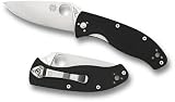 Spyderco Tenacious Black G-10 Plain Edge Knife by Spyderco