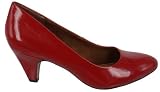 Sexy en cuir verni rouge pompes Tamaris Chili 1-22415-29