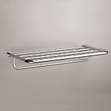 Ginger XX43/24-26 24 Hotel Shelf Frame W/Towel Bar, Polished Chrome