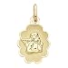 Pendentif Ange Médaille - Or Jaune 750/000