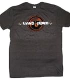 Living Stereo Center Logo Brown T Shirt
