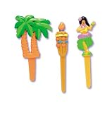 Luau Hawaiian Cupcakes Picks - 12ct