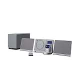 Teac MCDX450IDAB-SIL Teac MC-DX450iDAB Slim CD DAB Micro Hifi System with iPod Dock in Silver