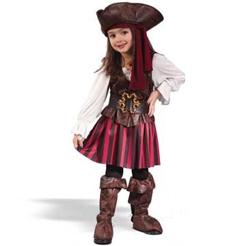 High Seas Pirate Girl Toddler Costume