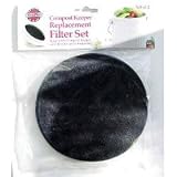 Replacement Filters for the Norpro Kitchen Compost Crock (set of 6)