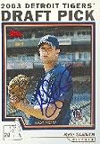 Kyle Sleeth, Detroit Tigers Autographed Card
