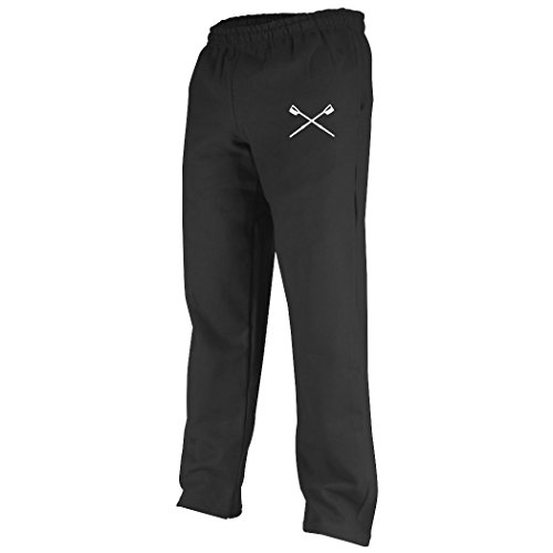 Crew Fleece Sweatpants - Rowing Oars Silhouette