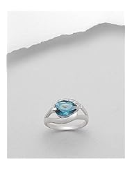 CZ Ring In 92.5 Sterling Silver