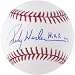 Rickey Henderson Autographed/Hand Signed MLB Game Baseball Inscribed HOF 09 Oakland Athletics