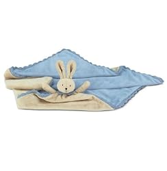 Blue Jellycat Croshetta Bunny Comforter 26 Inch Blanket