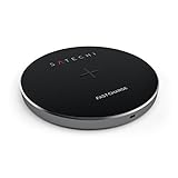Satechi 急速ワイヤレスチャージャー Qiワイヤレス充電パッド (Galaxy S7/S6/Active/Edge/Edge Plus/Note 5やその他Qi対応デバイス用) (スペースグレイ)