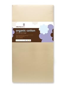 Naturepedic No Compromise Organic Cotton Ultra 252 Seamless Dual Firmness Crib Mattress