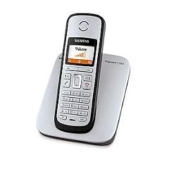 Siemens Gigaset C380 Telefon schnurlos digital 150 Nummern LCD 25 / 240 Stunden Titanium