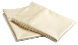 Pike Street 800-Thread Count Standard Sateen Pillowcase pair, Yellow