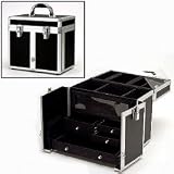 Deluxe Folding Cosmetic Case (Black) (13
