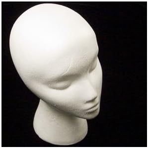 Female Styrofoam Head