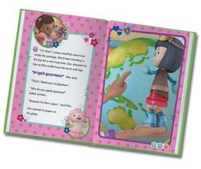 Learn about Japanese culture and phrases from Doc McStuffin’s new action figure.