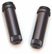 St Racing ST3766GM Aluminum Rear Shock Body &amp; Lower Caps for Slash or Rustler or Stampede or Bandit or Maxx - Gun Metal